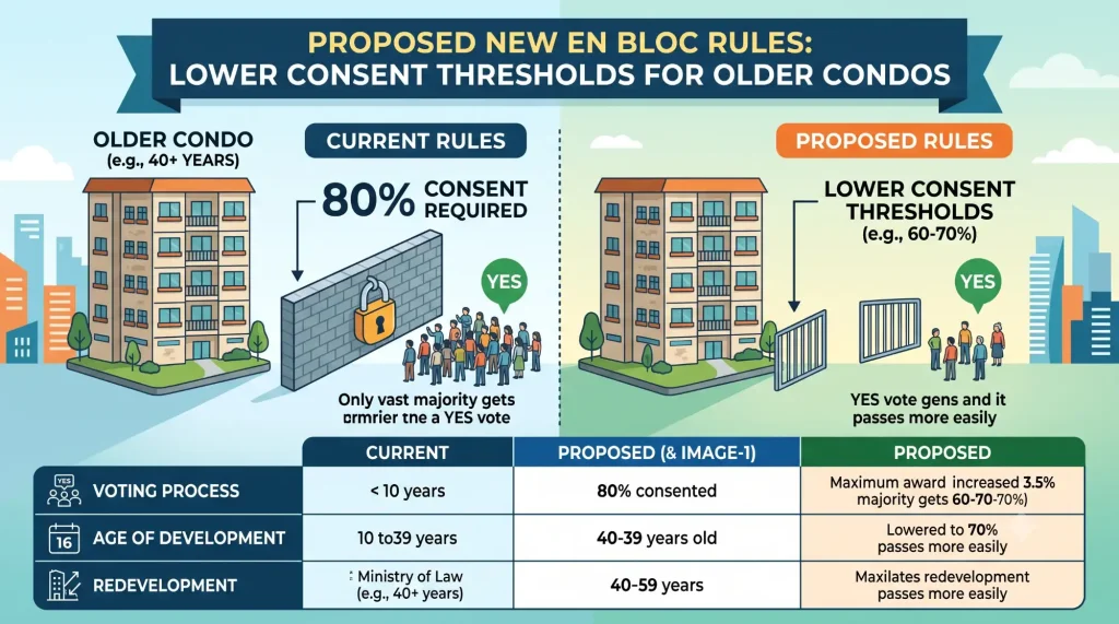 En Bloc Consent Thresholds Lowered for Older Condos: New Bill